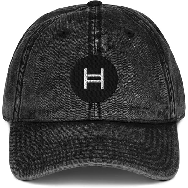 Zcash Hat (Embroidered Vintage Cotton Twill Cap) ZEC Crypto Black